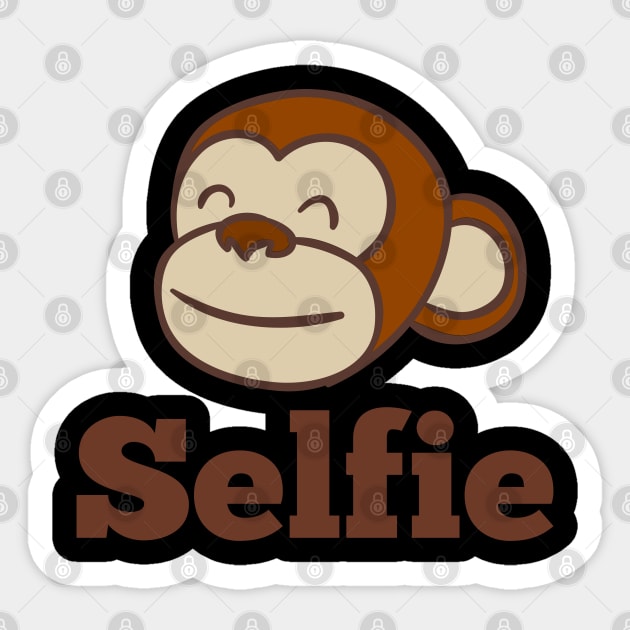 Selfie Sticker by Courtney's Creations